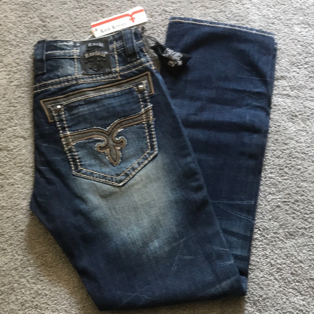 Men’s Bictor Rock Revival Jeans